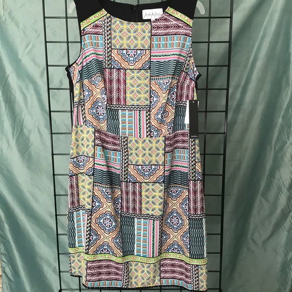 ON HOLD  Nicole Miller Studio * Bright Print Dress - Picture 2 of 8